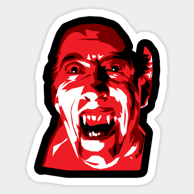 Dracula Sticker by EJTees